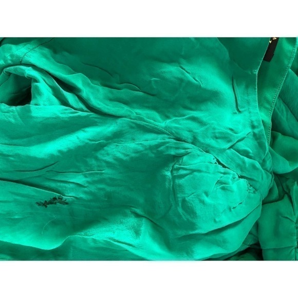 De La Vali Presley Gown Puff Sleeve Green 10 - Picture 8 of 11